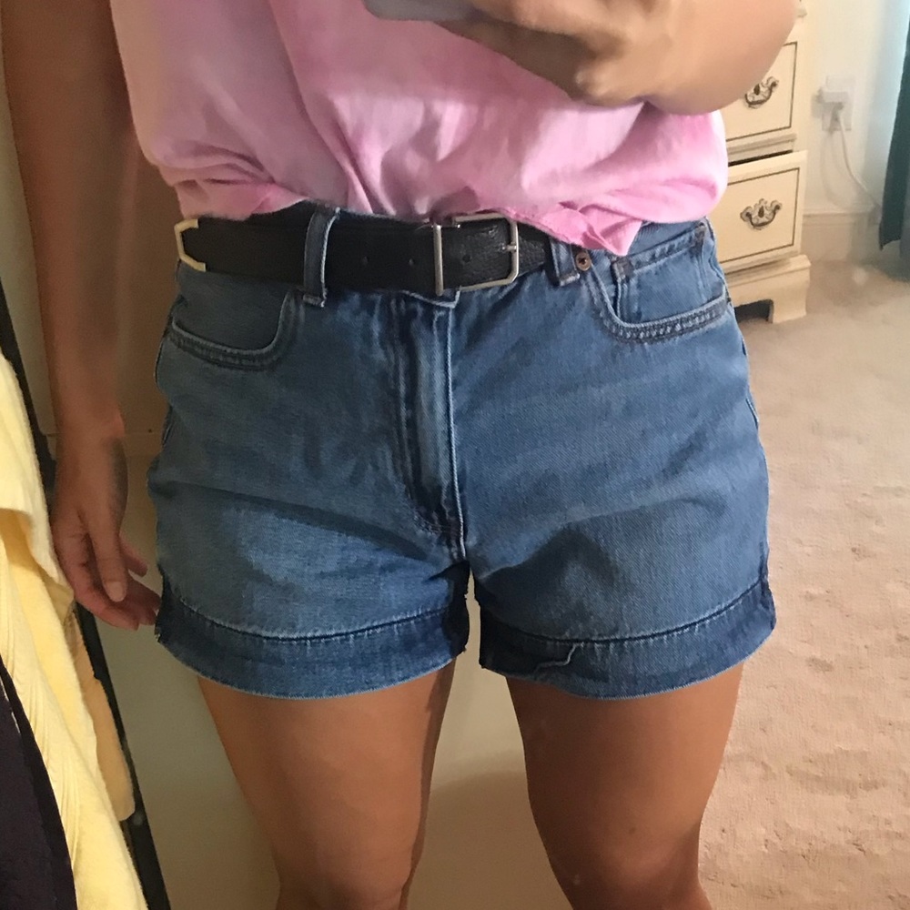 American Eagle mom boyfriend high waisted shorts